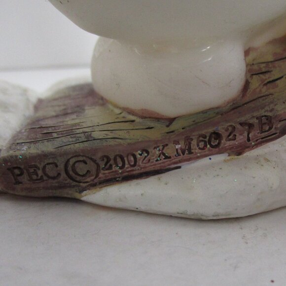 pair of resin snowman figurines - Picture 7 of 8